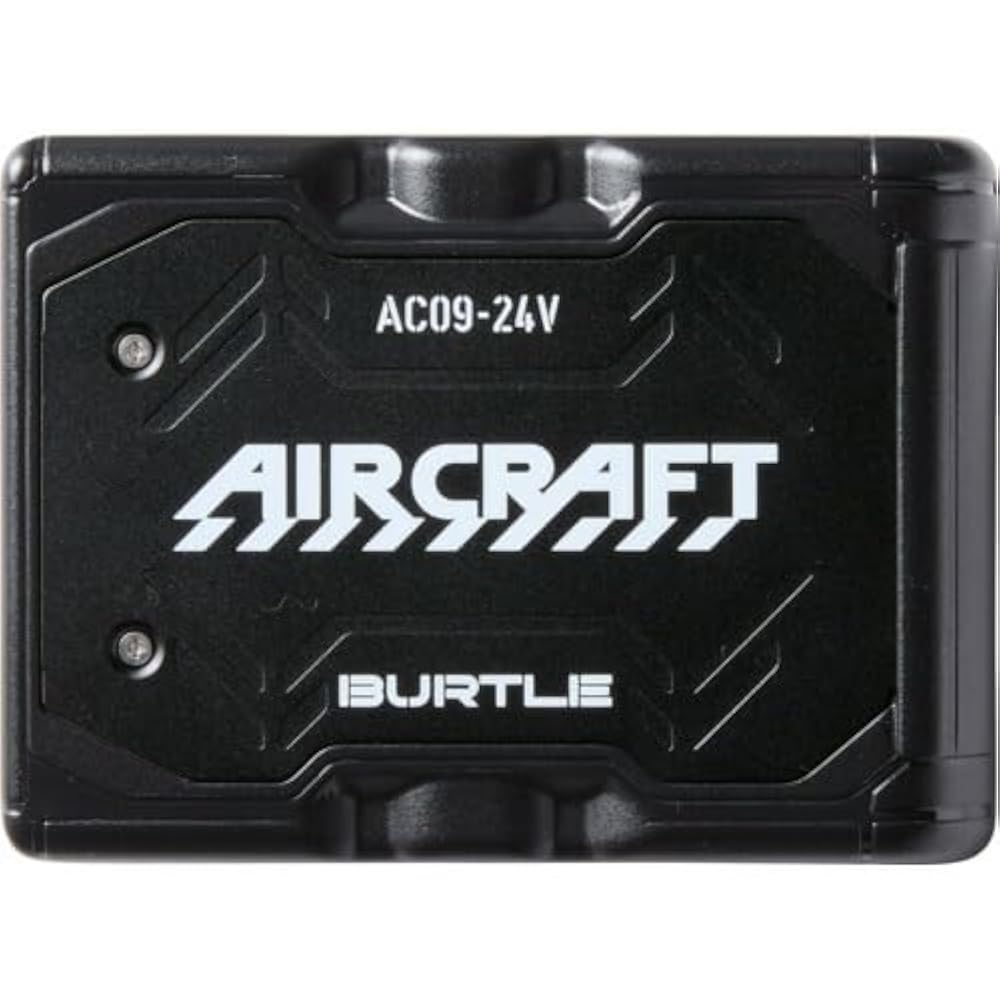 BURTLE AIRCRAFT バートル12vファン・バッテリー セット BURTLE バートル カラーファン+新型24Vバッテリーセット AC09+